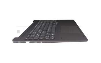 81TH141 original Lenovo keyboard incl. topcase DE (german) anthracite/anthracite with backlight (DC/In: USB-C)