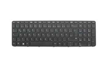 846115-041 original HP keyboard DE (german) black/black matte