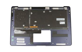 850_02304_00A original Asus keyboard incl. topcase DE (german) black/blue with backlight