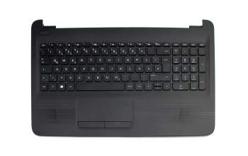 855027-041 original HP keyboard incl. topcase DE (german) black/black