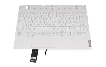 8SSN21B43846 original Lenovo keyboard incl. topcase DE (german) white/white with backlight