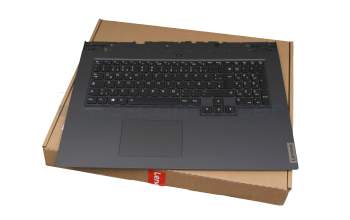 8SST60R45354 original Lenovo keyboard incl. topcase DE (german) black/black with backlight
