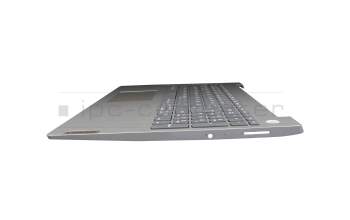 8SST60X63475 original Lenovo keyboard incl. topcase DE (german) grey/silver