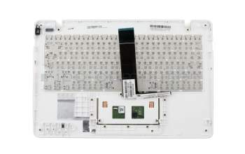 90NB04U1-R31GE0 original Asus keyboard incl. topcase DE (german) white/white