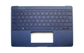 90NB0CZ1-R31GE0 original Asus keyboard incl. topcase DE (german) blue with backlight