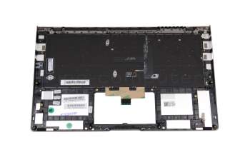 90NB0JQ4-R32GE0 original Asus keyboard incl. topcase DE (german) silver/silver with backlight