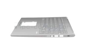90NB0MZ1-R33GE1 original Asus keyboard incl. topcase DE (german) grey/silver