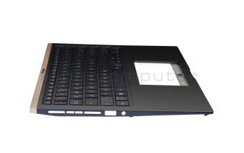 90NB0NK1-R31GE0 original Asus keyboard incl. topcase DE (german) blue/blue with backlight