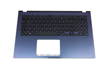 90NB0P53-R31GE1 original Asus keyboard incl. topcase DE (german) black/blue with backlight