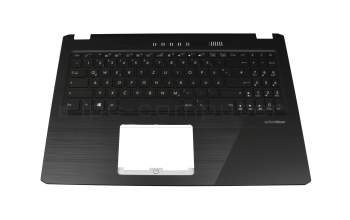90NB0PK1-R31GE0 original Asus keyboard incl. topcase DE (german) black/black with backlight