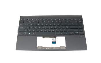90NB0TJ1-R30P01 original Asus keyboard incl. topcase PO (portuguese) anthracite/grey with backlight