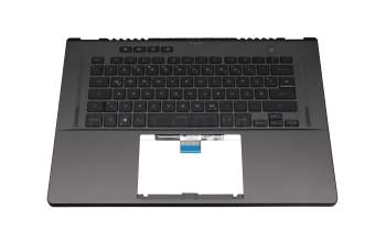 90NR04J2-R31GE3 original Asus keyboard incl. topcase DE (german) black/grey with backlight