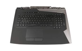 90NR0EU1-R31GE0 original Asus keyboard incl. topcase DE (german) black/black with backlight - with speakers -