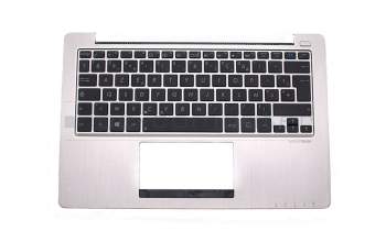 90R-NFQ1K1H00U original Asus keyboard incl. topcase FR (french) black/silver