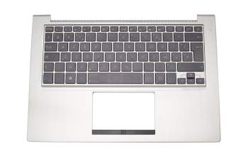 90R-NPO1K1G80Y original Asus keyboard incl. topcase FR (french) black/silver with backlight