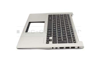 90R-NPO1K1P80Y original Asus keyboard incl. topcase SF (swiss-french) black/silver with backlight