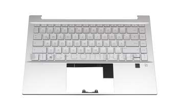 910300255660 original PMX keyboard incl. topcase DE (german) silver/silver with backlight
