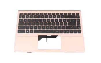 957-14D25E-C06 original MSI keyboard incl. topcase DE (german) black/rosé