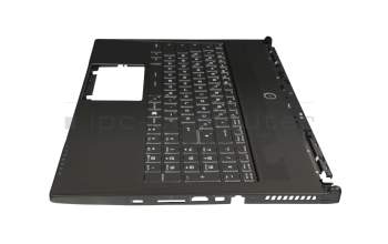 95716H71EC06 original MSI keyboard incl. topcase DE (german) black/black with backlight