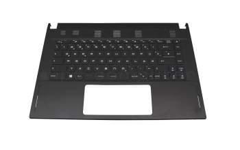 95716V11EC06 original MSI keyboard incl. topcase DE (german) black/black