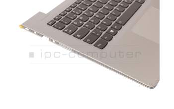 9Z.NCRBC.B0G original Lenovo keyboard incl. topcase DE (german) black/silver with backlight silver edge