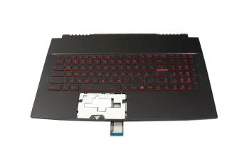 9Z.NCXBN.10D original MSI keyboard incl. topcase DE (german) black/red/black with backlight