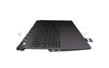 9Z.NHMBN.F0G original Lenovo keyboard incl. topcase DE (german) black/grey with backlight