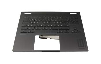9Z.NHQBC.F0G original HP keyboard incl. topcase DE (german) black/black with backlight