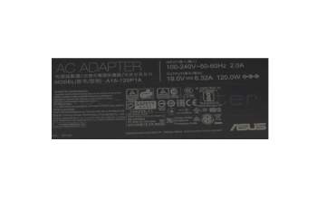 AC-adapter 120.0 Watt rounded for Mifcom EG5 i7 - GTX 1050 Ti Premium (15.6\") (N850EK1)
