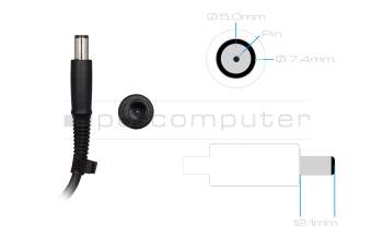 AC-adapter 150 Watt normal original for HP Envy 27 TouchSmart