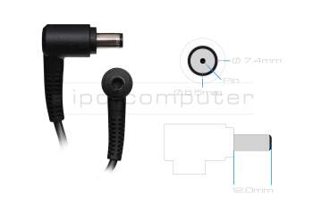 AC-adapter 170.0 Watt slim original for Fujitsu LifeBook U7410