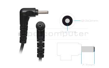 AC-adapter 48.0 Watt rounded original for LG Gram 14 (14Z90N)
