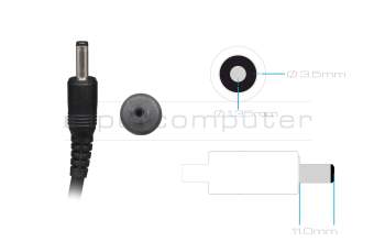 AC-adapter 65.0 Watt EU wallplug for Emdoor NS15AD