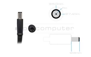AC-adapter 65.0 Watt normal 19.5V original for HP Compaq nw9440 Mobile Workstation