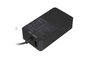 AC-adapter 65.0 Watt rounded (incl. USB connector) original for Microsoft Surface Book 2