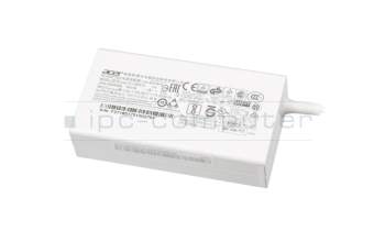 AC-adapter 65.0 Watt white slim original for Acer Aspire V3-372T
