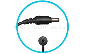 AC-adapter 90.0 Watt rounded for Mifcom V5 i5 - MX150 (15,6\") (N850HL)