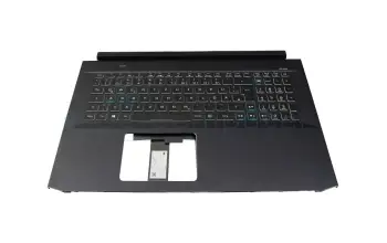 ACM18K5/6D0 original Acer keyboard incl. topcase DE (german) black/black with backlight