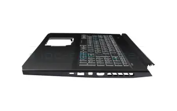 ACM18K5/6D0 original Acer keyboard incl. topcase DE (german) black/black with backlight