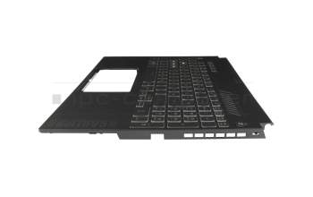 AENJSG00010 original Quanta keyboard incl. topcase DE (german) grey/grey with backlight