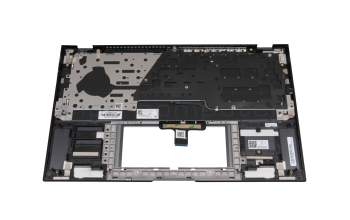 AEUJ6G00010 original Quanta keyboard incl. topcase DE (german) black/anthracite with backlight