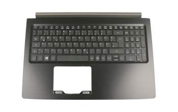 AEZAAG00110 original Acer keyboard incl. topcase DE (german) black/black