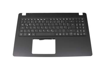 AEZAUG00020 original Acer keyboard incl. topcase DE (german) black/black
