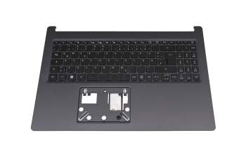 AEZAUG03010 original Acer keyboard incl. topcase DE (german) black/black with backlight