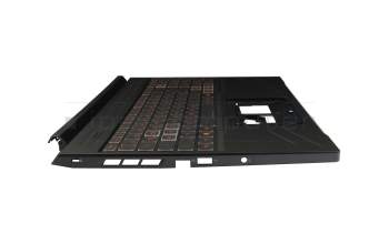 AEZGRG03010 original Acer keyboard incl. topcase DE (german) black/black with backlight