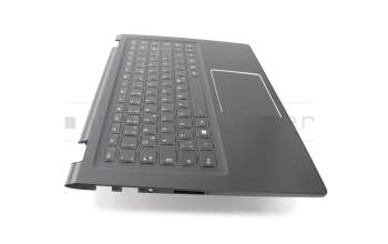 AM0YC000700 original Lenovo keyboard incl. topcase DE (german) black/black with backlight