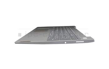 AM1JV000 original Lenovo keyboard incl. topcase DE (german) grey/silver