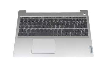 AM1JV000300 original Lenovo keyboard incl. topcase DE (german) grey/silver