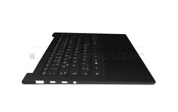 AM1T5000300 original Lenovo keyboard incl. topcase DE (german) black/black with backlight