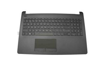 AM204000100 original HP keyboard incl. topcase DE (german) black/black (diamond)
